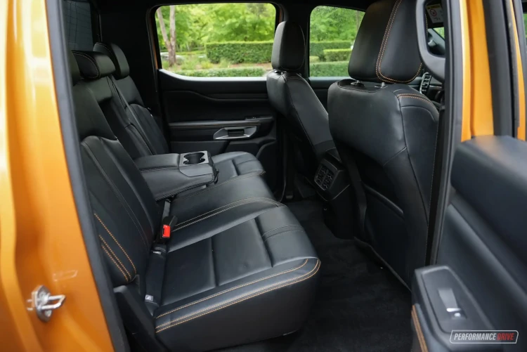 2023 ford ranger wildtrak v6 rear seats